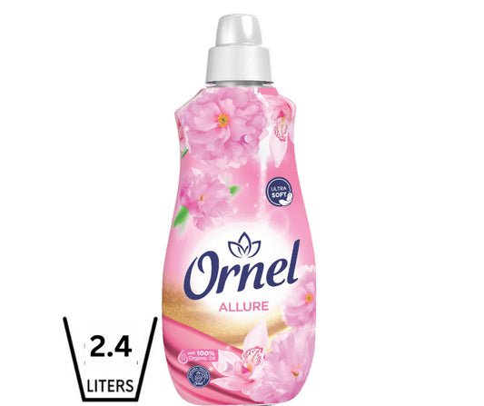Ornel Allure Öblítő – Rózsaszín Virágillat, 2.4L – Ultra Puha Ruhákért