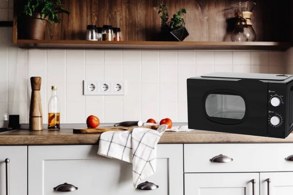 Royalty Line Design Mikrohullámú Sütő - 20 L, 600 W, Fekete