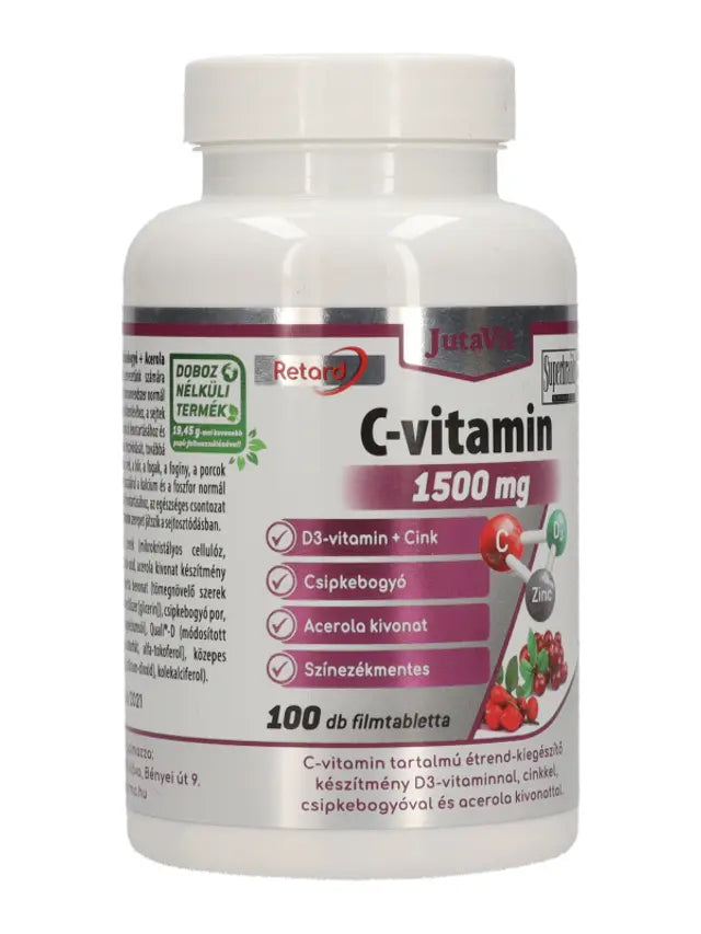JutaVit C-vitamin 1500 mg 100db filmtabletta
