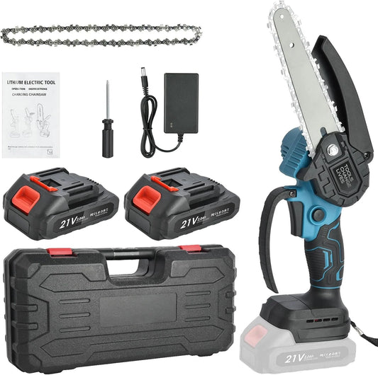 Mini vezeték nélküli elektromos láncfűrész 24V 2000mAH