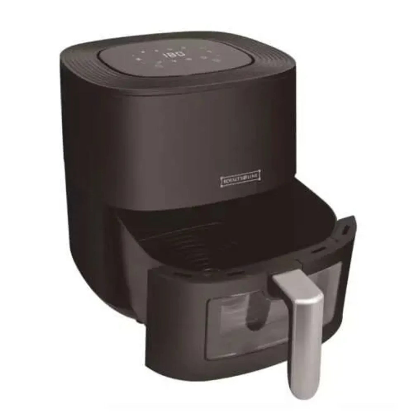 Royalty Line Betekintőablakos Forrólevegős Sütő, Air Fryer, 6,5 Literes, 1700W, Fekete