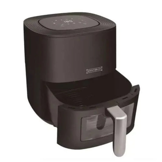 Royalty Line Betekintőablakos Forrólevegős Sütő, Air Fryer, 6,5 Literes, 1700W, Fekete