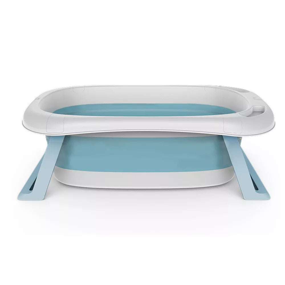 Összecsukható babakád hálóval, 2 színben-kék