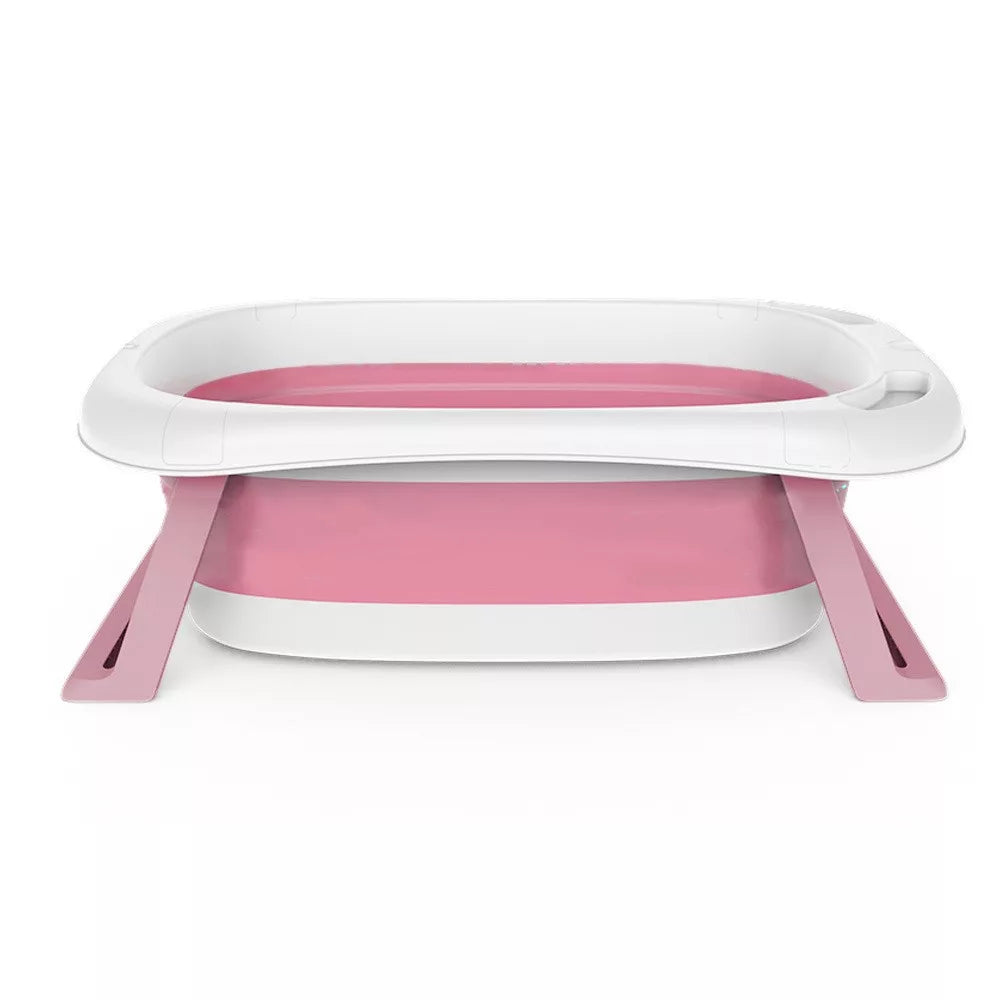 Összecsukható babakád hálóval, 2 színben-rózsaszín