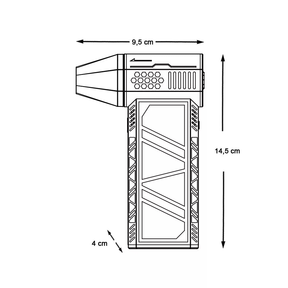 Mini turbo ventilátor