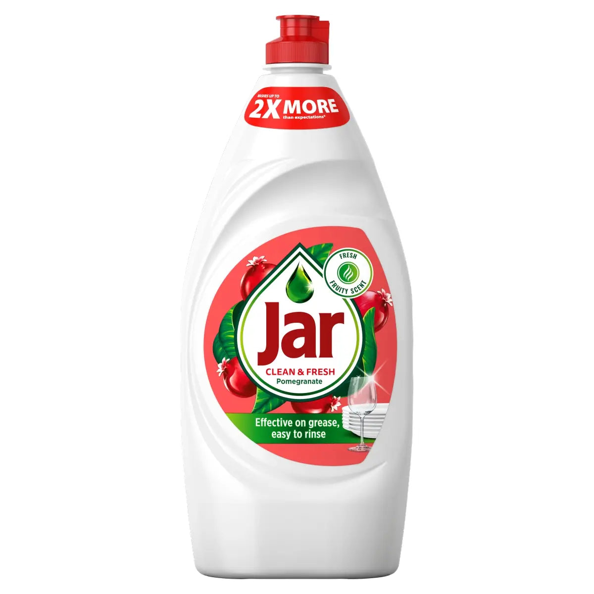 Jar Clean & Fresh Pomegranate Mosogatószer – Gránátalma Illat – 900ml – Hatékony Zsíroldás