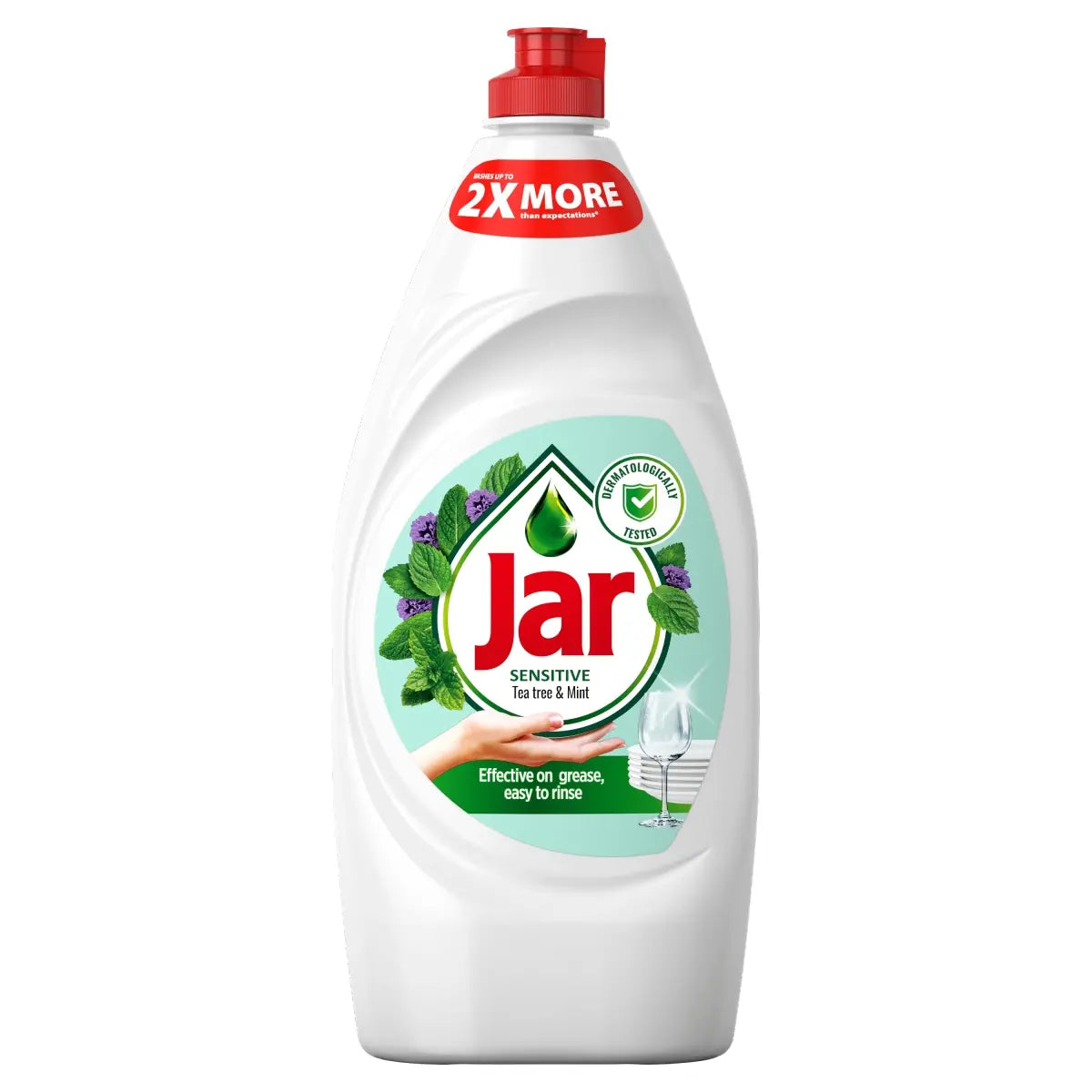 Jar Sensitive Teatree & Mint Mosogatószer – 900ml – Kíméletlen a zsírral, gyengéd a kézhez