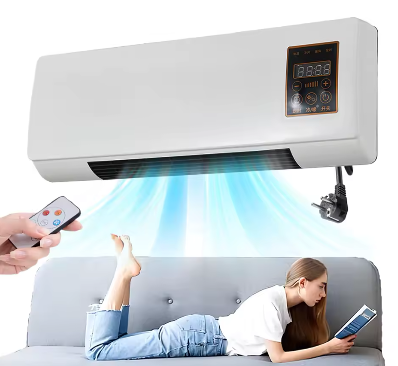 Fali fütő-hütő test (Klíma erejével) 1800W, 2 fokozat, 2-8 órás időzítő, 20 m²-ig, távirányítóval