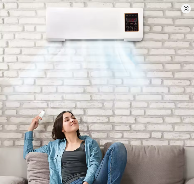 Fali fütő-hütő test (Klíma erejével) 1800W, 2 fokozat, 2-8 órás időzítő, 20 m²-ig, távirányítóval