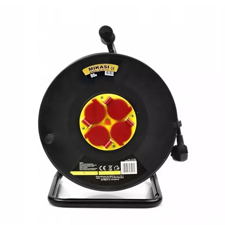 MIKASI  -50m-es hosszabbító kábeldobon – MIKASI