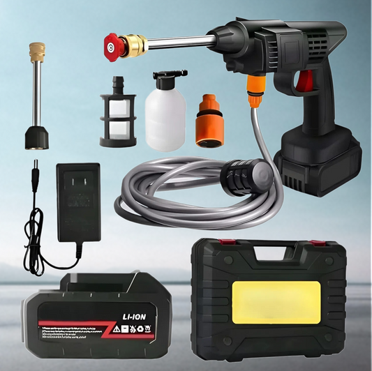 Nico 2 akkus magasnyomású mosó, 500 PSI/6,0 MPA, 5 az 1-ben fúvóka