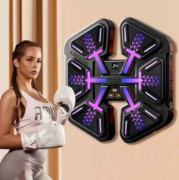 Intelligens zenés box gép,ajándék 2db boxkesztyűvel, felnőtteknek és gyerekeknek,uniszex méretekben