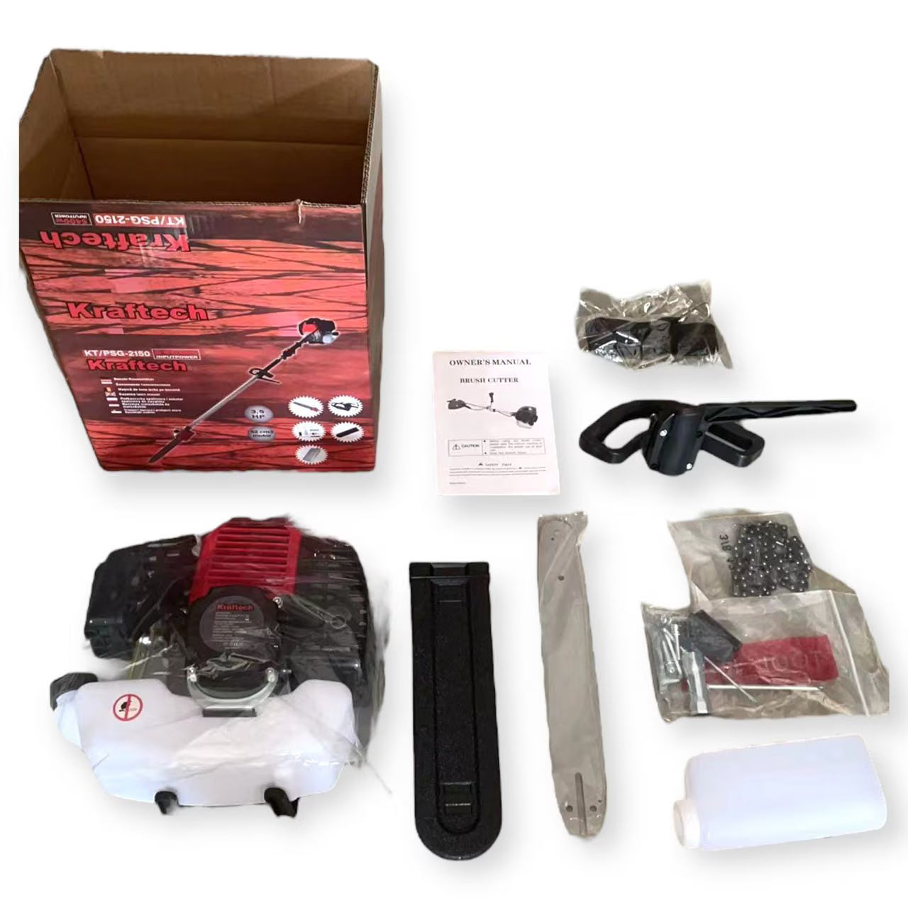 KrafTech KT/PSG-2150 Benzines Magassági Ágvágó Profi teljesítmény a magasban végzett munkákhoz