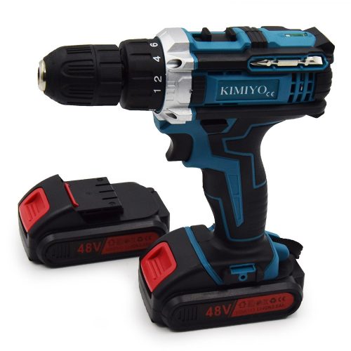 Kimiyo dupla akkumulátoros fúrógép 48 V CH23-297