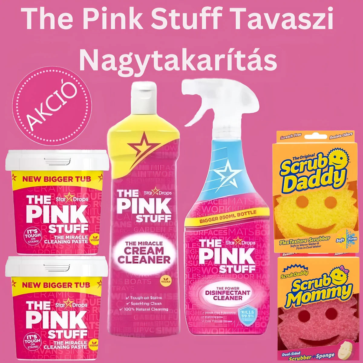 The Pink Stuff Tavaszi Tisztítócsomag